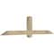 Ekena Millwork Eugene Rough Sawn Timber Gable Bracket, Douglas Fir, 72"W x 18"H x 4"D x 4"F, 6/12 Pitch GBW072X18X0404EUG00RDF - alternate 4